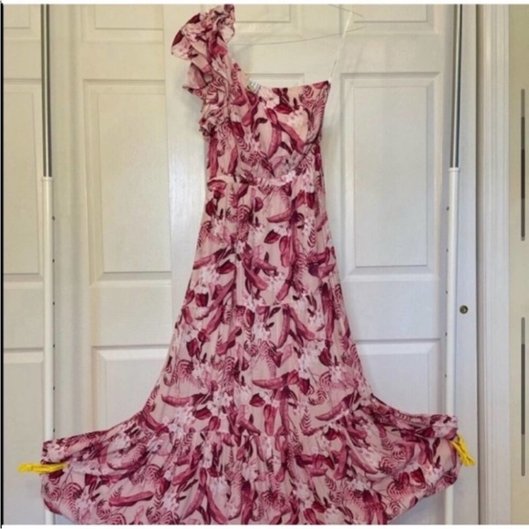 Anthropologie Steele Mahana One-Shoulder Dress - Picture 7 of 9